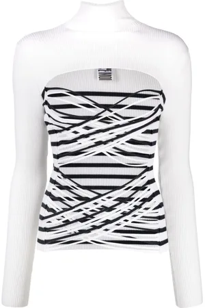Jean Paul Gaultier Cut-out knitted top