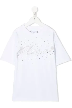 Philipp Plein Embroidered-logo short-sleeved T-shirt