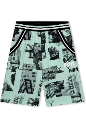 DKNY Graphic-print Bermuda shorts