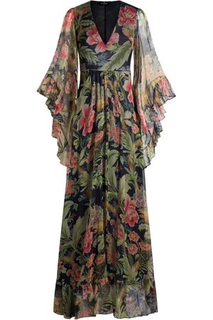 Etro Floral-print silk maxi dress