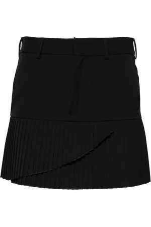 Maison Margiela Pleated twill miniskirt