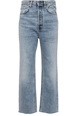 Totême Whiskering-effect straight-leg jeans