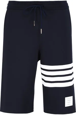 Thom Browne Engineered 4-Bar jersey track shorts
