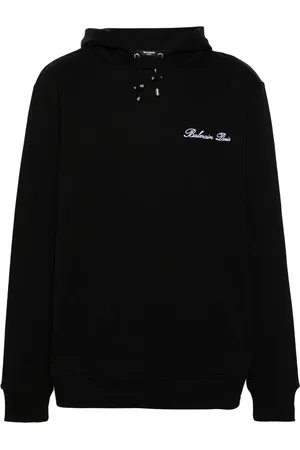 Balmain Signature cotton hoodie