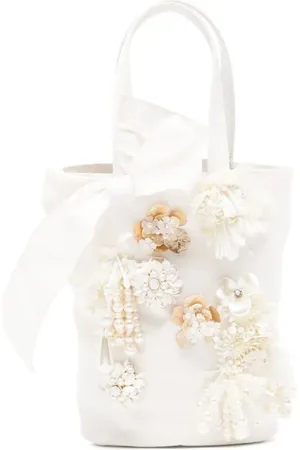 BIYAN Flower-detailing tote bag