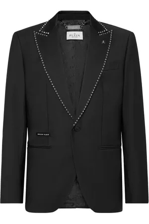 Philipp Plein Stud-embellished blazer