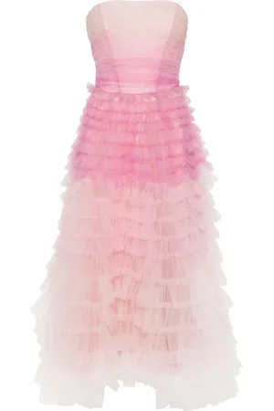 Ana Radu Gradient-effect tulle dress