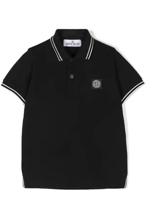 Stone Island Compass-patch piqu?? polo shirt