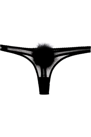 Gilda & Pearl Diana georgette pompom thong
