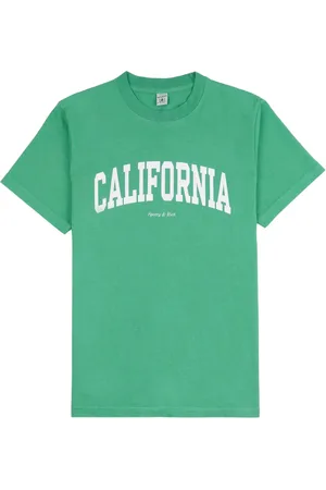 Sporty & Rich California-print cotton T-shirt