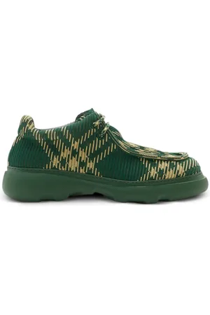 Burberry EKD check-print derby shoes