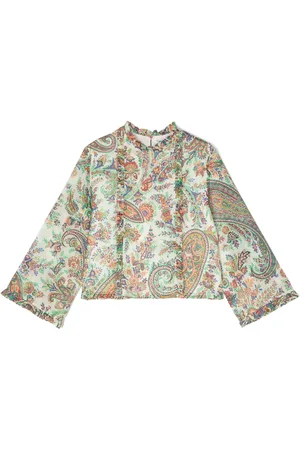 Etro Paisley-print cotton blouse