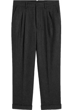 Ami Carrot wool cropped trousers