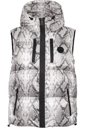Philipp Plein Logo-print hooded gilet