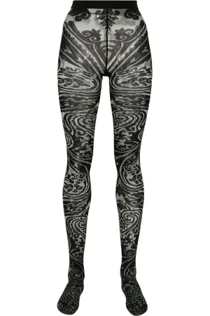 Wolford X ETRO Body Tattoo jacquard tights