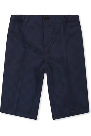Gucci Web-detail cotton trousers