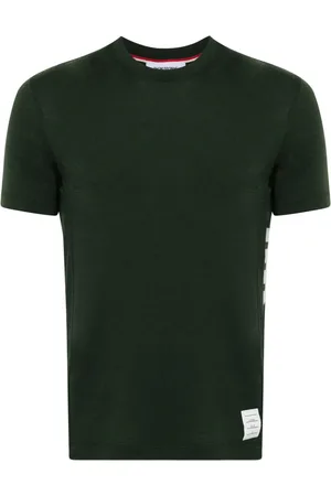 Thom Browne Stripe-detailing wool T-shirt