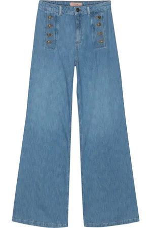 Twin-Set High-rise flared jeans