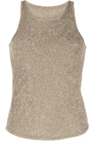 Low Classic Sleeveless fleece knitted top