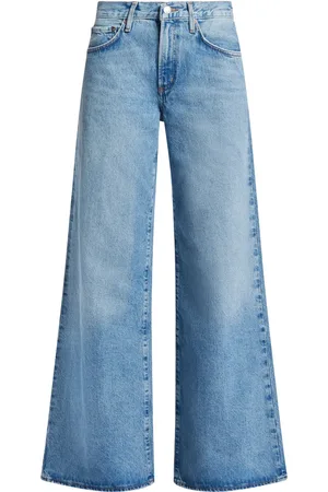 AGOLDE Mid-rise wide-leg jeans