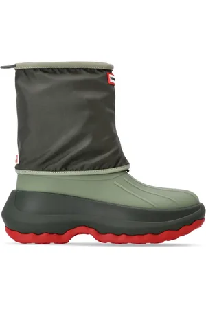 Kenzo X Hunter logo-patch boots