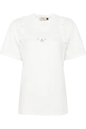 MURMUR Strap-detail T-shirt