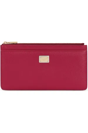 Dolce & Gabbana Logo-plaque leather wallet