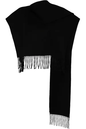 GOEN.J Fringed muffler poncho