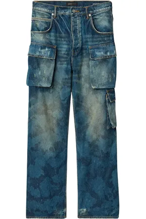 Purple Brand P018 Triple Pocket Cargo wide-leg jeans