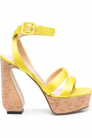 SI ROSSI Antonia satin sandals