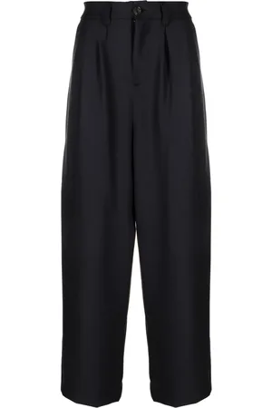 Paul & Shark Straight-leg wool-blend trousers