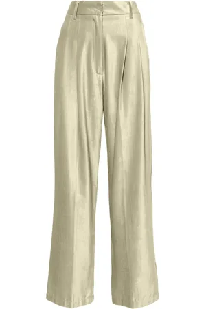 FORTE FORTE Dart-detailed velvet trousers