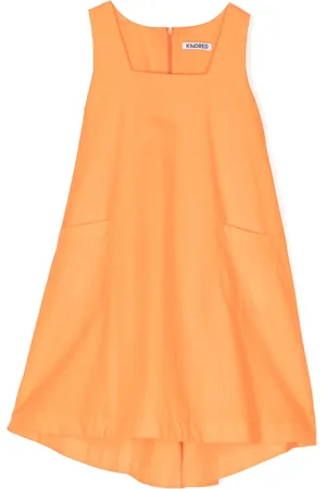 Kindred Square-neck organic-cotton dress