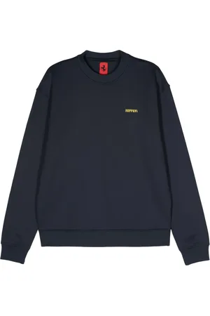 FERRARI Drop-shoulder jersey sweatshirt