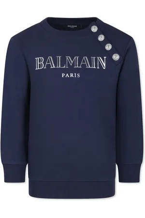 Balmain Logo-print cotton sweatshirt