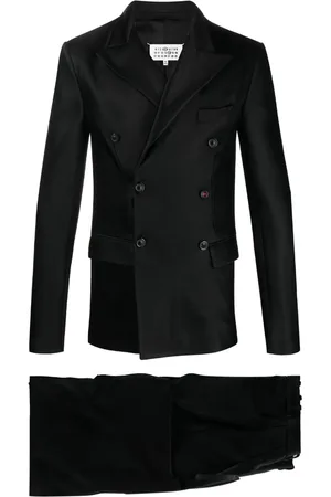 Maison Margiela Satin-weave double-breasted blazer