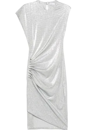 Paco rabanne Draped asymmetric mini dress
