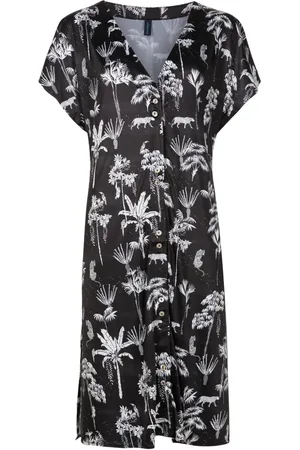 Lygia & Nanny Artemis botanical-print midi dress