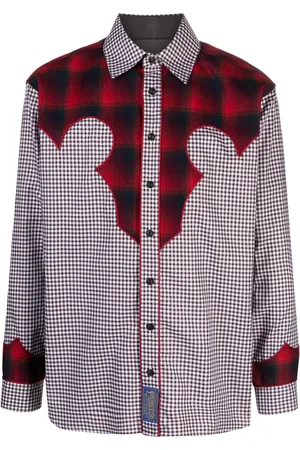 Maison Margiela X Pendleton yoke gingham shirt