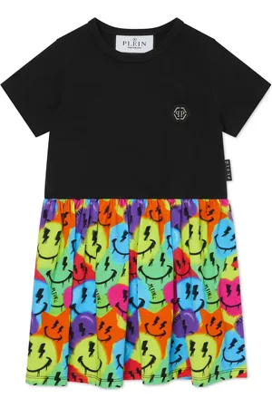 Philipp Plein Smile cotton mini dress