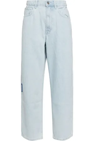 A Bathing Ape Logo-patch jeans