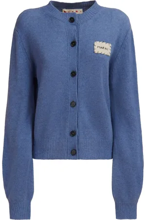 Marni Logo-patch cashmere cardigan