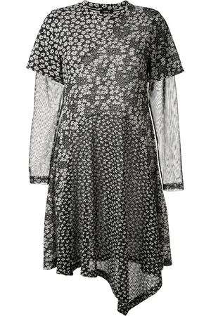 GOEN.J Floral print asymmetric dress