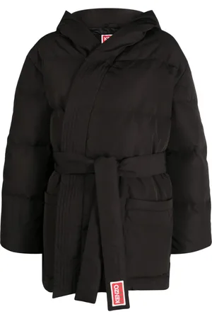 Kenzo Belted wrap down jacket