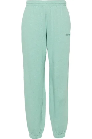 ROTATE Logo-embroidered track pants