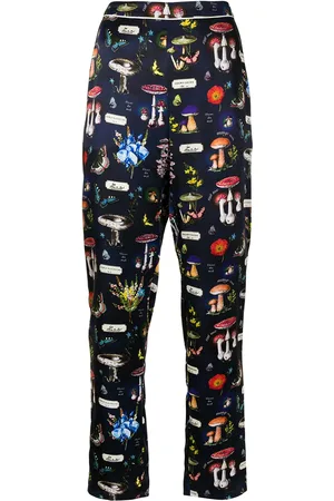 FLEUR DU MAL Magical Mushroom pyjama trousers