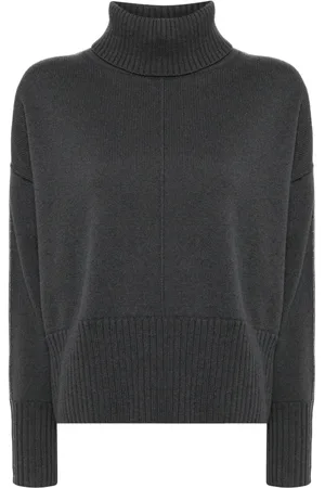 N.PEAL Roll-neck organic cashmere jumper