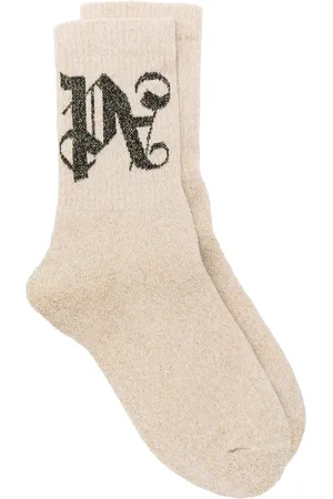 Palm Angels Monogram lurex socks