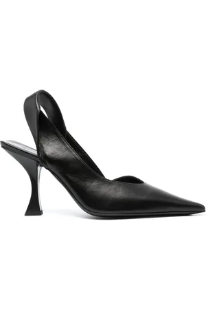 By Far Yasha 90mm twist-detail pumps