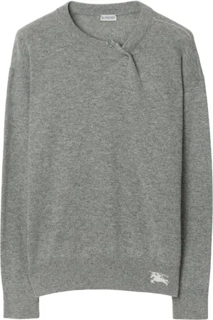 Burberry Equestrian Knight-embroidered crew-neck jumper